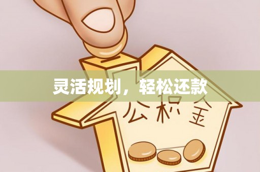 黄岛灵活规划，轻松还款