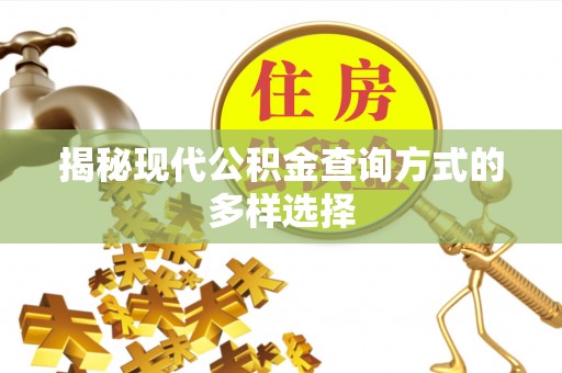 黄岛揭秘现代公积金查询方式的多样选择