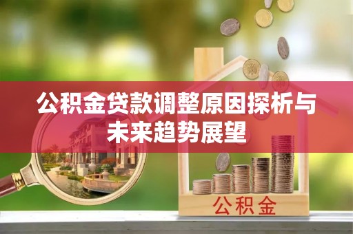黄岛公积金贷款调整原因探析与未来趋势展望