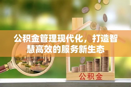 黄岛公积金管理现代化，打造智慧高效的服务新生态