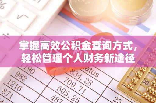 黄岛掌握高效公积金查询方式，轻松管理个人财务新途径